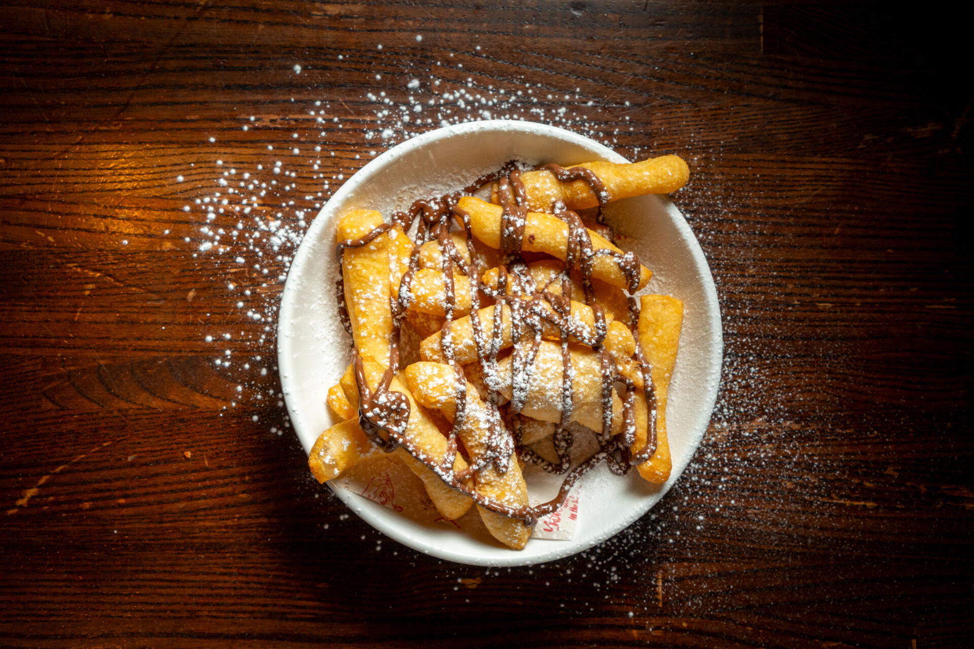 Angioletti with Nutella