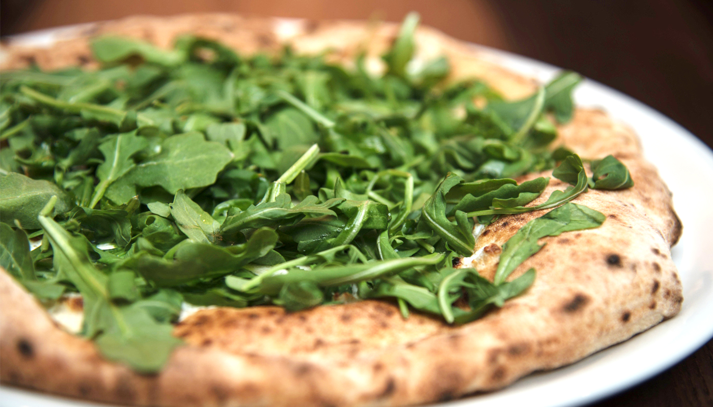 Bianca with arugula